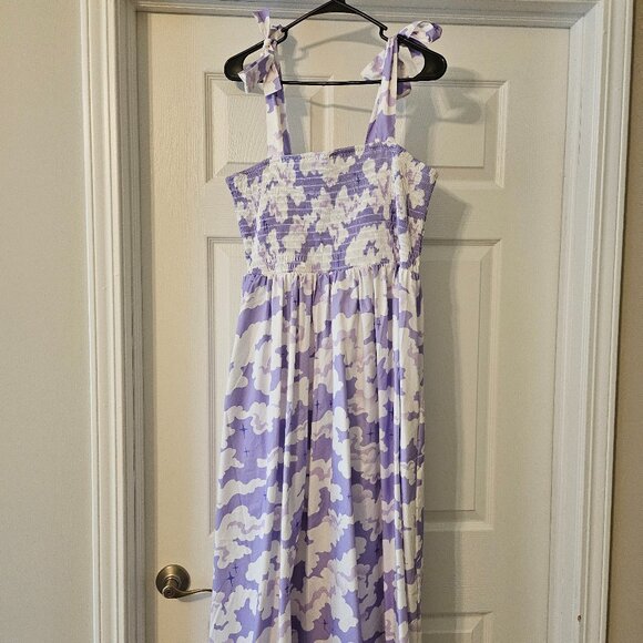 Lazy Oaf X Laura Callaghan Fantasy Fiction Tie Shoulder Dress -Size UK 14, US 10 - Picture 1 of 5